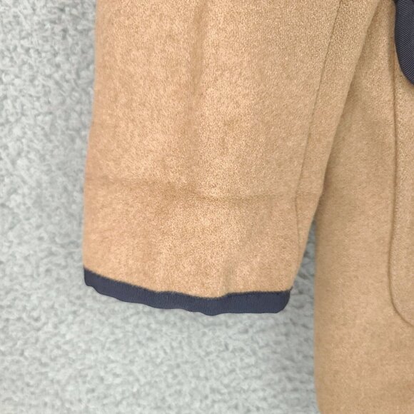 Tommy Hilfiger Jacket Womens Medium Brown Beige Full Zip Hooded 59% Wool - Picture 10 of 11